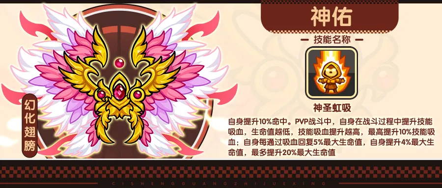 次神光之觉醒翅膀幻化神佑解析攻略