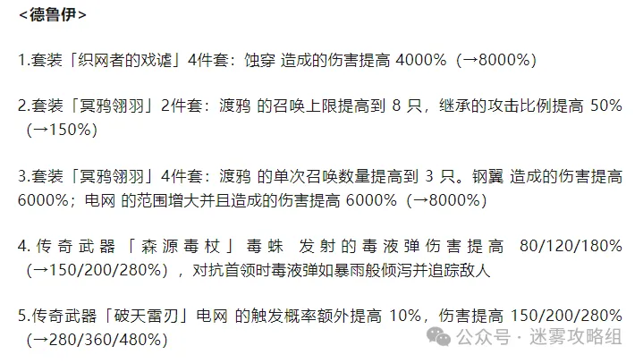 迷雾大陆S7德鲁伊加强预告更新攻略