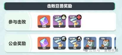 曙光重临巨兽讨伐奖励改动介绍攻略