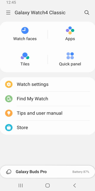 Galaxy Wearable截图4