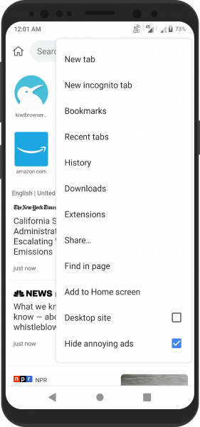 Kiwi Browser