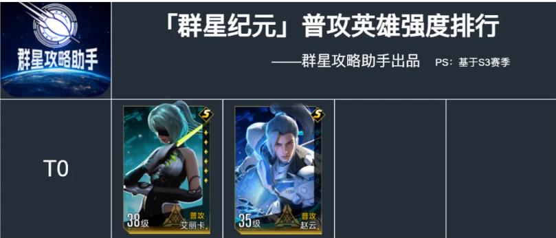 群星纪元S3全英雄强度排行攻略